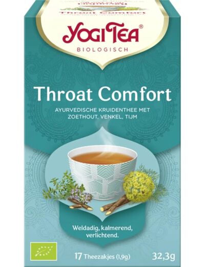 Tisane reconfort de la gorge 17x1,9g Yogi Tea