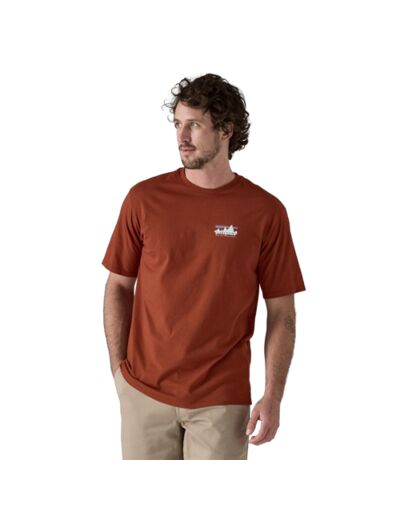 Tee Shirt PATAGONIA Skyline Burnished Red