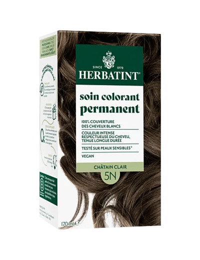 Coloration Chatain clair-5N-170ml-Herbatint