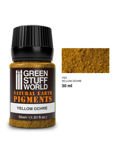 Pigments poudre - Yellow Ochre 30ml