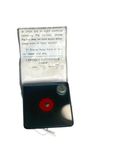 Miroir SOS type 644 | Signalisation survie militaire compact