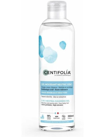 GEL MOUSSANT NEUTRE 3EN1 250ML Centifolia