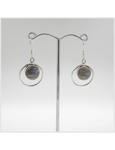 Boucles d'oreilles Labradorite