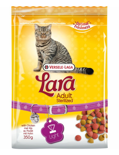 Croquettes LARA pour chat stérilisé au poulet - 2 tailles