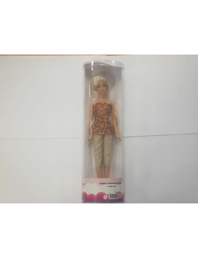 POUPEE MANNEQUIN MODE TRENDY DOLL HAUT LEOPARD de chez WONDER KIDS