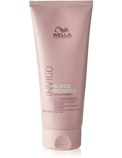 Wemlz|#Wella Professionals Wella Professionals Invigo Conditionneur Blonde Recharge, Conditionneur Cool Blonde, 200ml 0.18 Kilograms