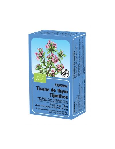 Tisane Bio thym 15 sachets