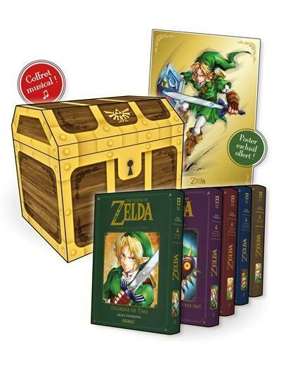 The Legend Of Zelda - 5 Volumes : Zelda Manga Coffret