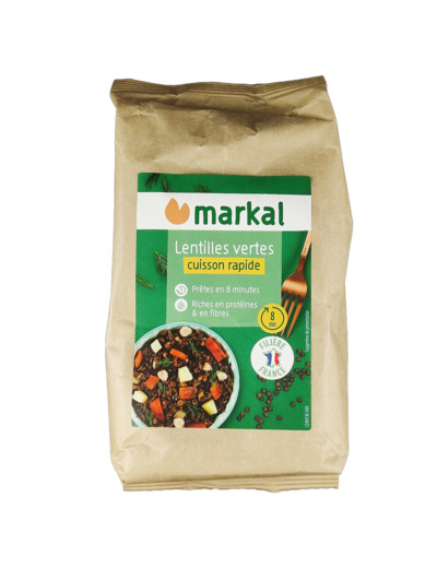 Lentilles Vertes Cuisson Rapide 400g Bio
