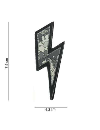 Patch 3D PVC Eclair ACU