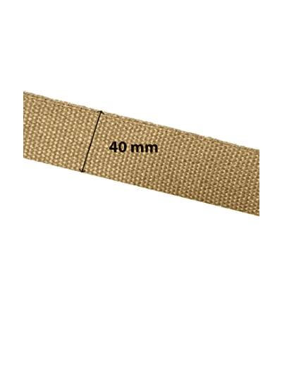 Sangle jute 40mm rouleau 100m P40SAN