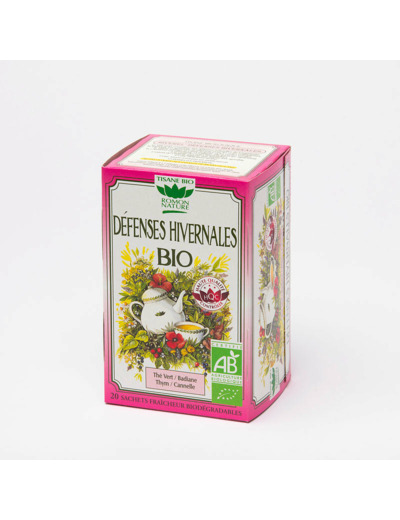 Tisane défénses hivernales bio-20 sachets-Romon Nature