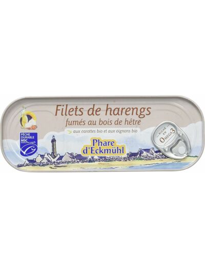 HARENG FUME FILET LEGUMES 150G Phare d Eckmühl