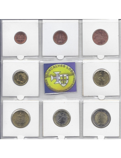 ITALIE 2011 SERIE 8 MONNAIES SUP-