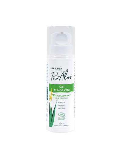 Gel natif d'Aloé Vera tube airless 250ml