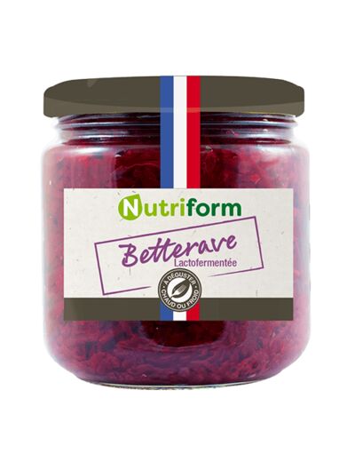 Betterave rouge bio Lactofermentée-380g-Nutriform