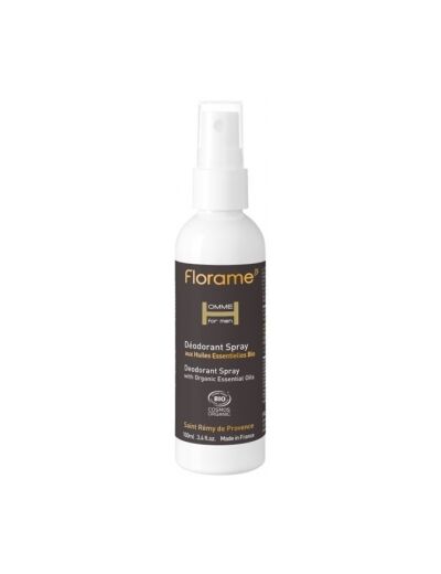 Déodorant spray Homme aux HE de Palmarosa et Tea Tree 100ml