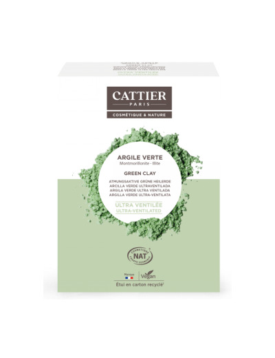 Argile Verte Ultra Ventilée Montmorillonite  Illite 250 g