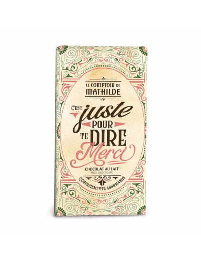 Tablette "Merci" Chocolat Lait - 90G