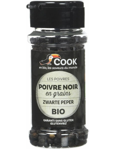 Poivre noir grains 50g Cook