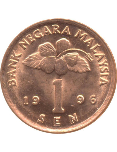 MALAYSIA 1 SEN 1996 SUP