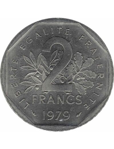 FRANCE 2 FRANCS ROTY 1979 SUP/NC