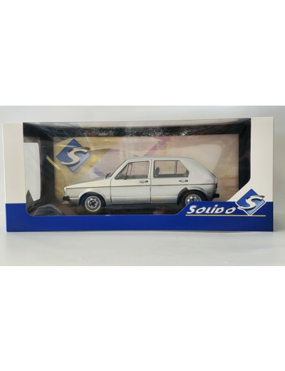 VOLKSWAGEN GOLF L 1983 GRISE SOLIDO 1/18 BOITE D'ORIGINE