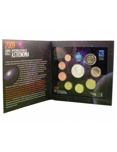 SAINT MARIN 2009 BU SERIE 9 MONNAIES