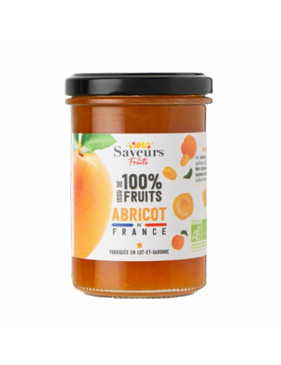 Préparation d'Abricots aux Fruits Français Bio-230g-Saveurs et Fruits