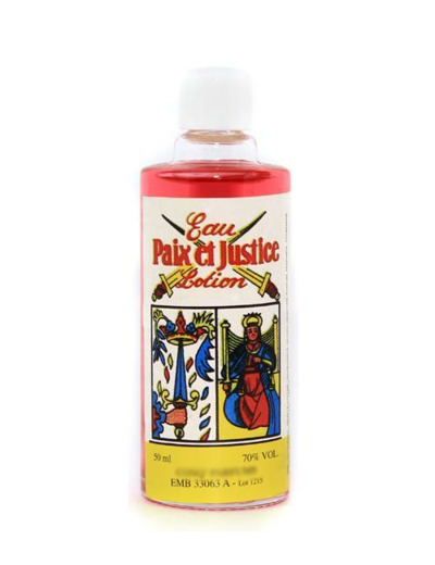 Lotion magique haïtienne "Eau de paix et justice"