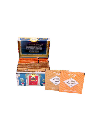 Infusion de noel duo 20 sachets boite metal