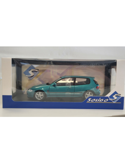 HONDA CIVIC (EG6) 1991 VERTE SOLIDO 1/18 BOITE D'ORIGNE NEUF