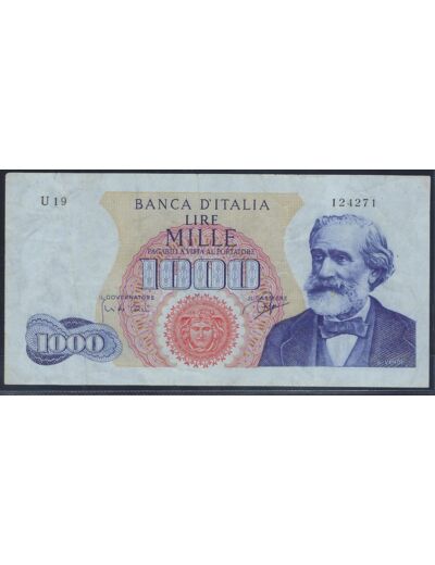 ITALIE 1000 LIRE 05-07-1963 U19 TTB+