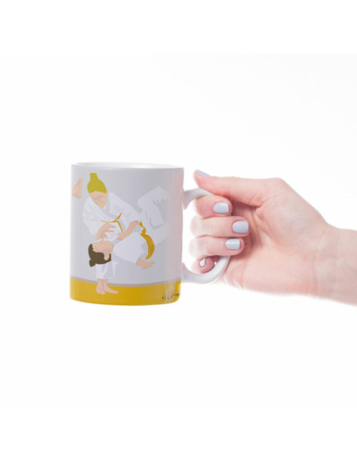 Tasse ou mug Judo "Jeanne la Judoka" - Personnalisable