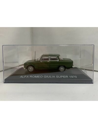 ALFA ROMEO GIULIA SUPER 1970 N1 1/43 BOITE