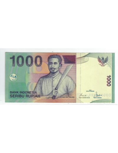 INDONESIE 1000 RUPIAH SERIE DSG 2000-2001 NEUF