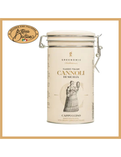 Boite Métal Cannoli Cappuccino 200g