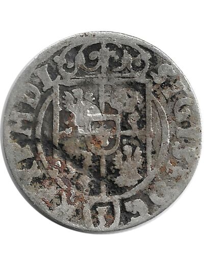 POLOGNE - SIGISMUND III 3 POLKER argent 1623 0gr91 TB