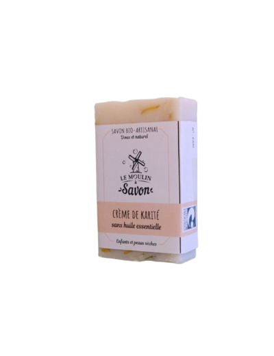 Savon solide Crème de karité-100g-Le moulin à savon