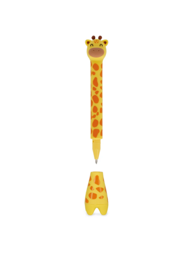 Legami - Stylo à bille Dino avec Base- Stand-Ink Ovation - Encre noire