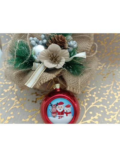 Boule de Noel - Rouge