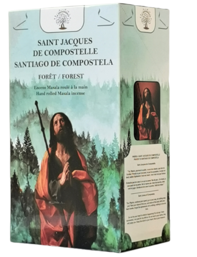 12 étuis de 12 bâtons d'Encens - St Jacques de Compostelle - Forêt