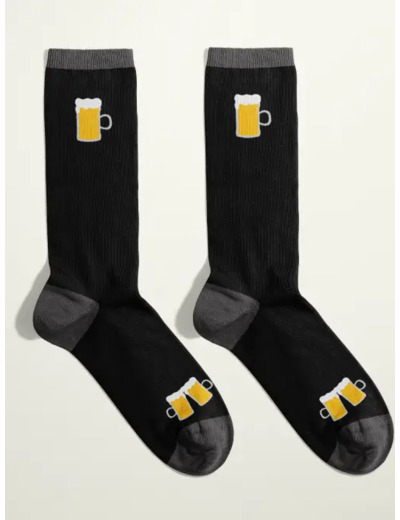 Chaussettes bière uni