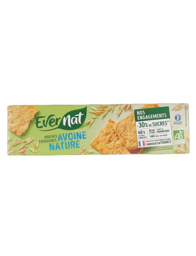 Croquant Avoine Nature 130g Bio