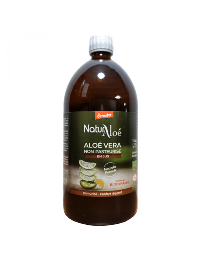 Pur Jus Frais d'Aloe Vera Bio 1L