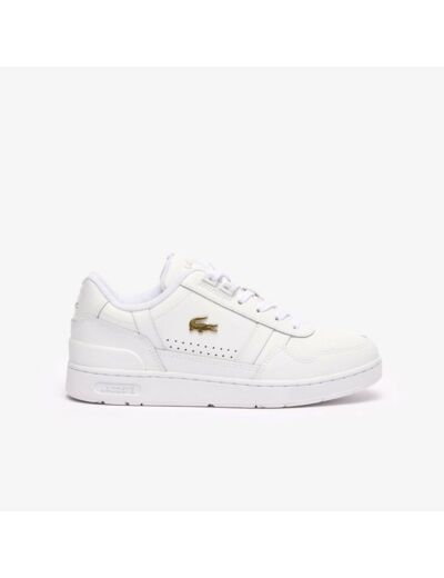 Chaussures LACOSTE T-CLIP White / Gold