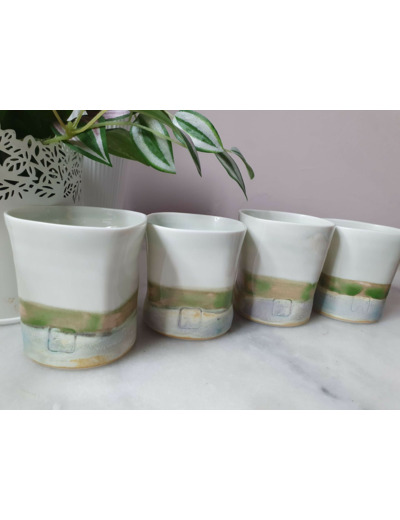 1 Tasse en Porcelaine Nature