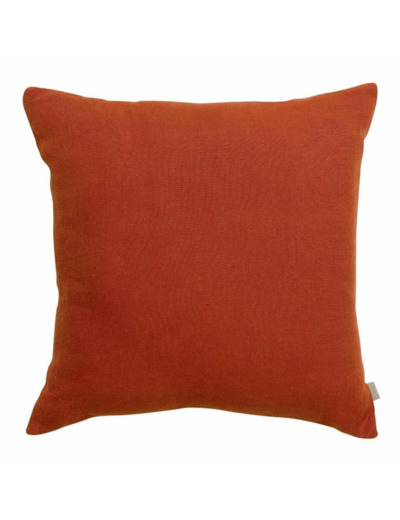 VIVARAISE - Coussin uni Zeff 45x45 coloris Rooibos