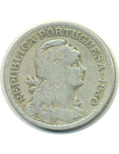 PORTUGAL 1 ESCUDO 1930 TB (W578)