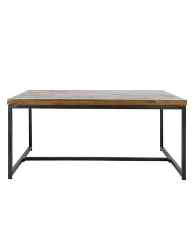 Table basse bois naturel 90x90x40cm